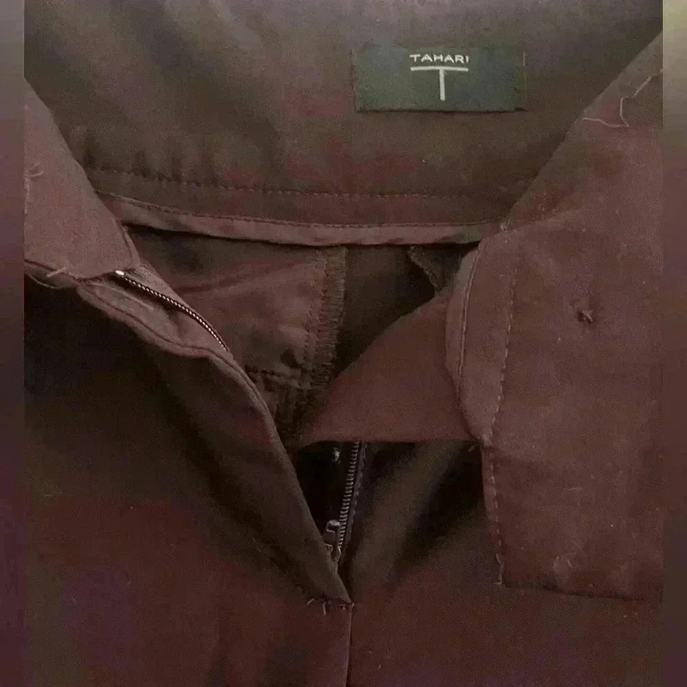 TAHARI Women’s Wine Pants Size 10 - Picture 8 of 11